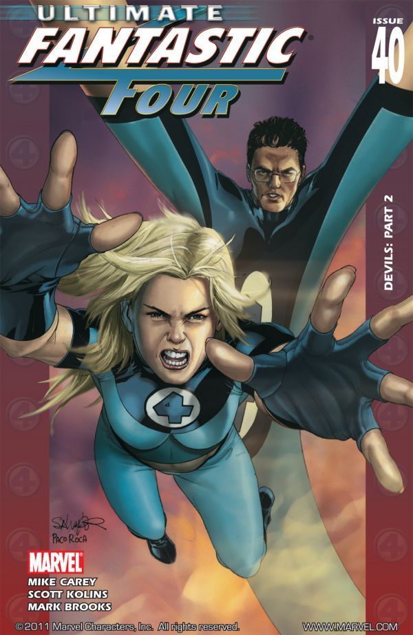 Ultimate Fantastic Four #40 book cover