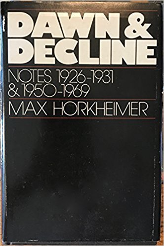 Dawn & Decline: Notes 1926-1931 and 1950-1969