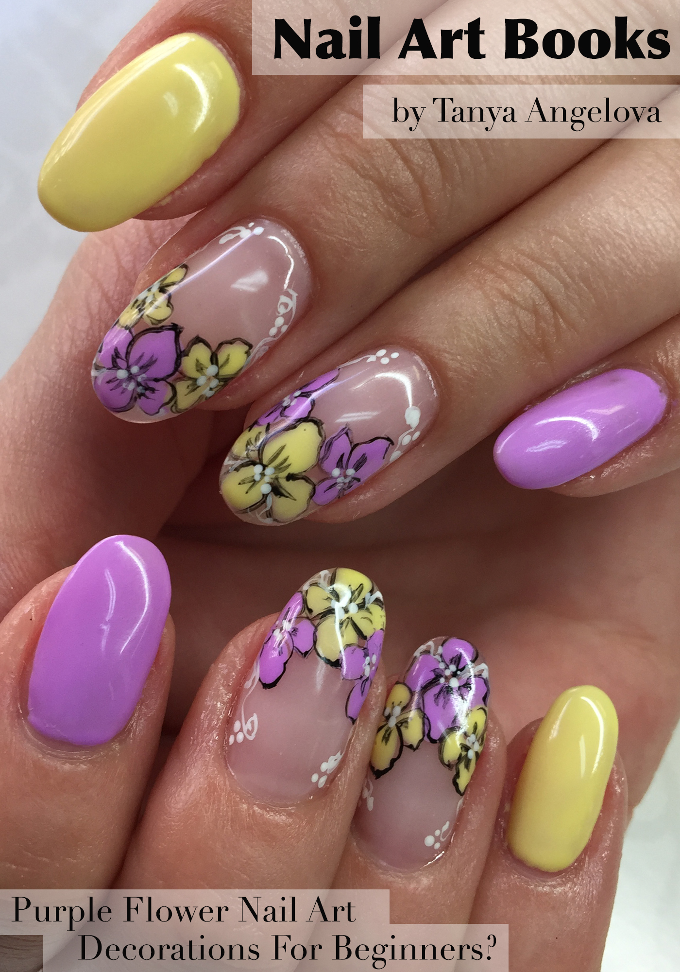Nail Art Books Purple Flower Nail Art Decorations For Beginners? by