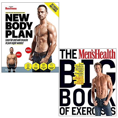 New body plan and mens health big book of exercises 2 books collection