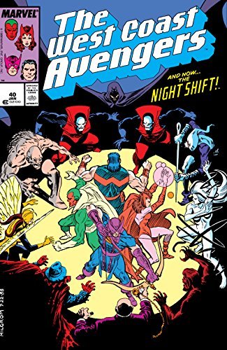 The West Coast Avengers #40 book cover