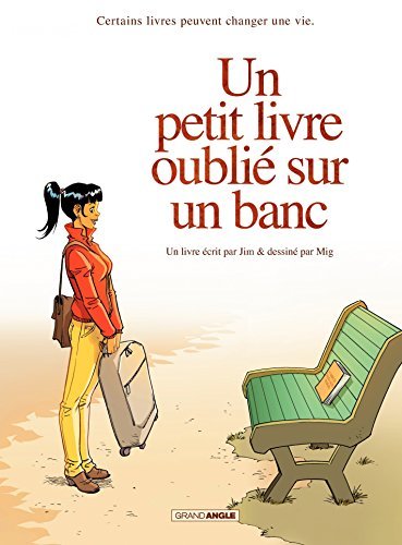 Un petit livre oublié sur un banc