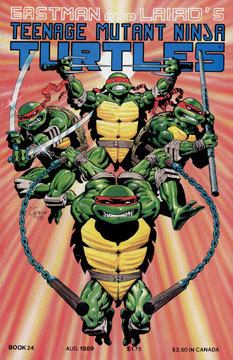 Eastman and Laird's Teenage Mutant Ninja Turtles Vol.1 #24 book cover