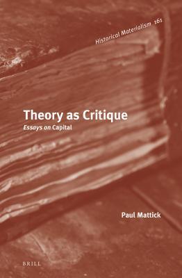 Theory as Critique book cover