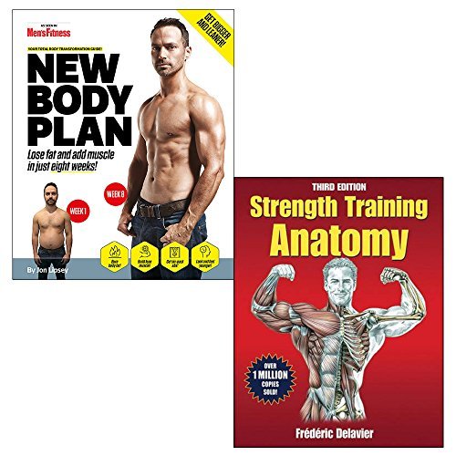 New body plan and strength training anatomy 2 books collection set by