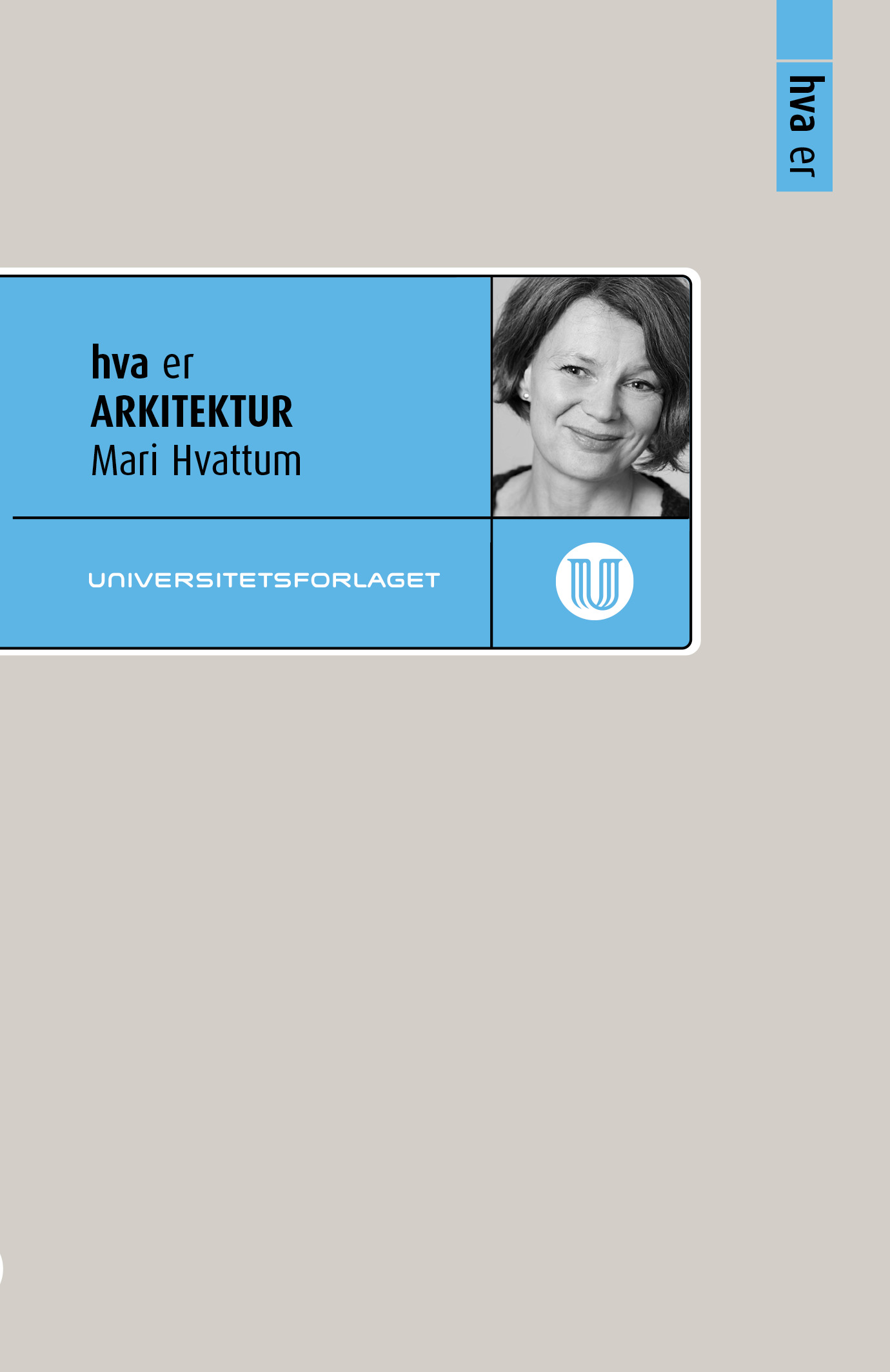 Hva er arkitektur book cover
