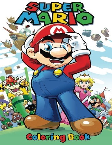Super Mario Coloring Book: Coloring Book for Kids and Adults 50 ...
