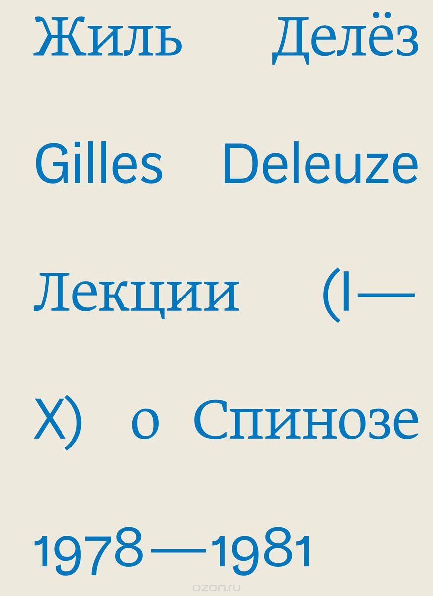 Лекции о Спинозе book cover