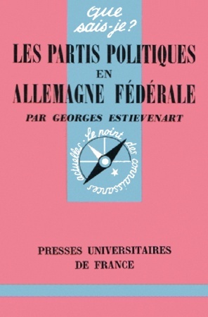 Les partis politiques en Allemagne Fédérale by Estievenart