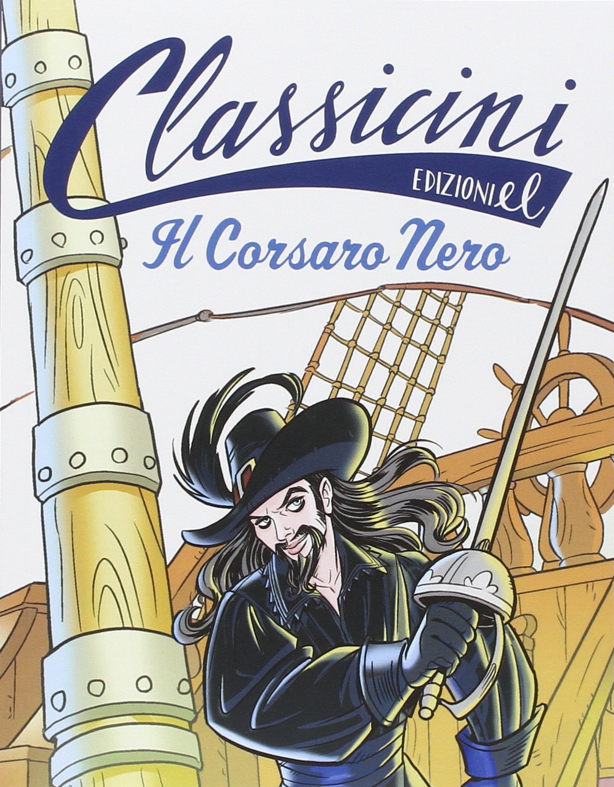 Il Corsaro Nero di Emilio Salgari book cover