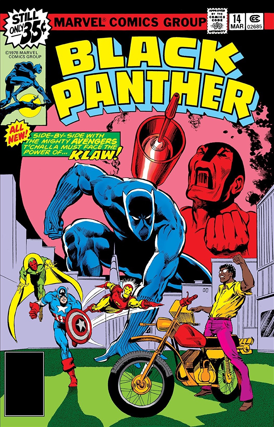 Black Panther (1977-1979) book cover 3