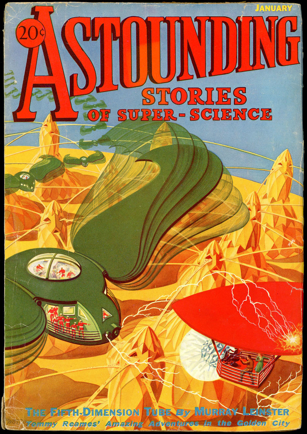 Astounding Stories of Super-Science, January 1933 book cover