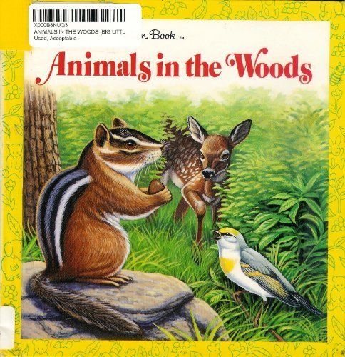 Animals in the woods book cover
