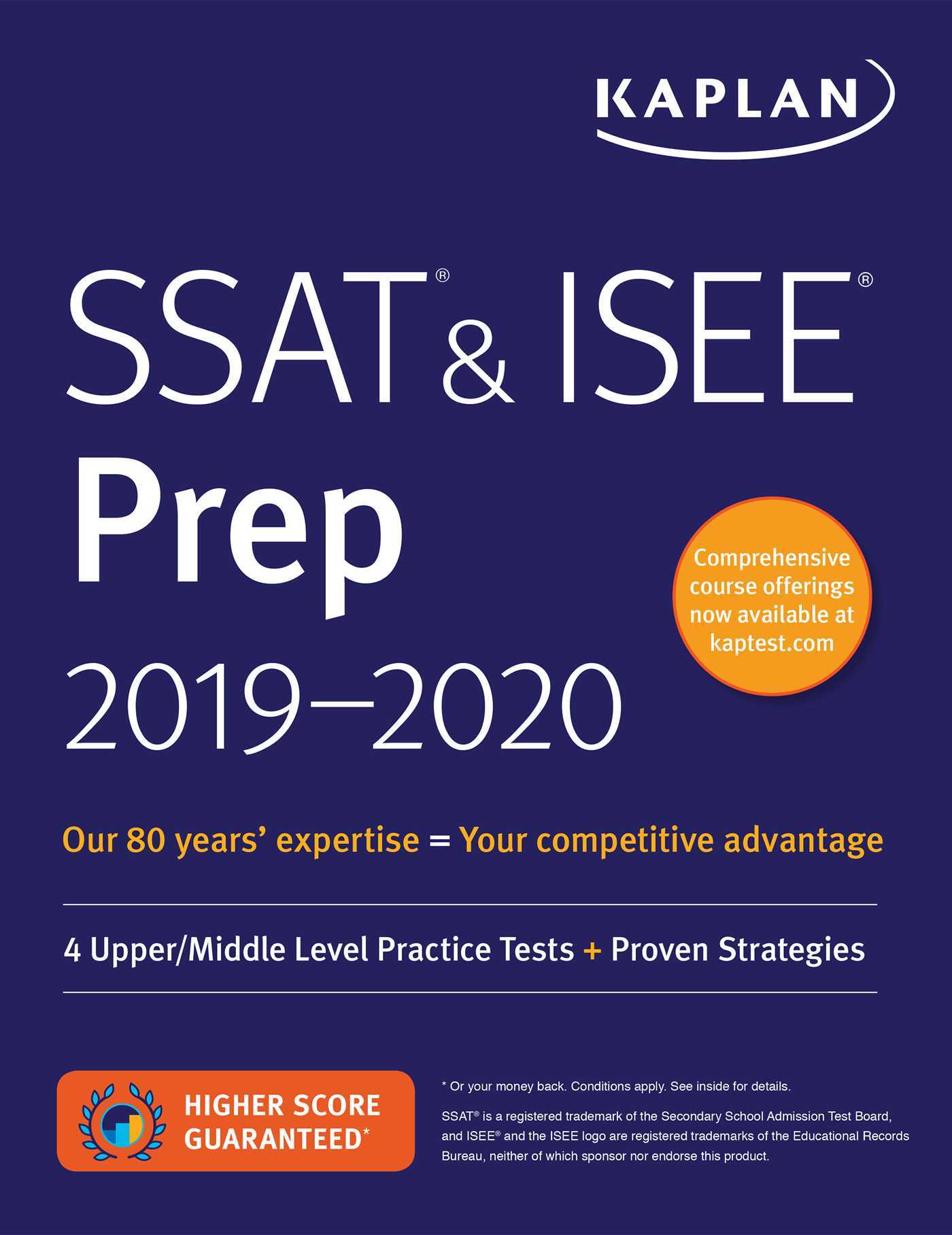 SSAT & ISEE Prep 2019-2020: 4 Upper/Middle Level Practice Tests ...