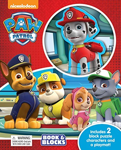 Paw Patrol Book & Blocks book cover