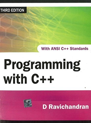 Programming With C++ 3Rd Edition by RAVICHANDRAN | Goodreads
