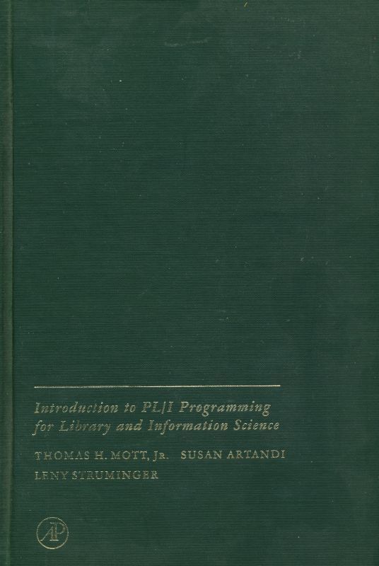 Introduction to PL/1 Programming for Library & Information Science by ...