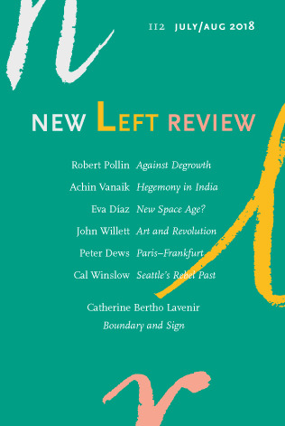New Left Review 112 book cover