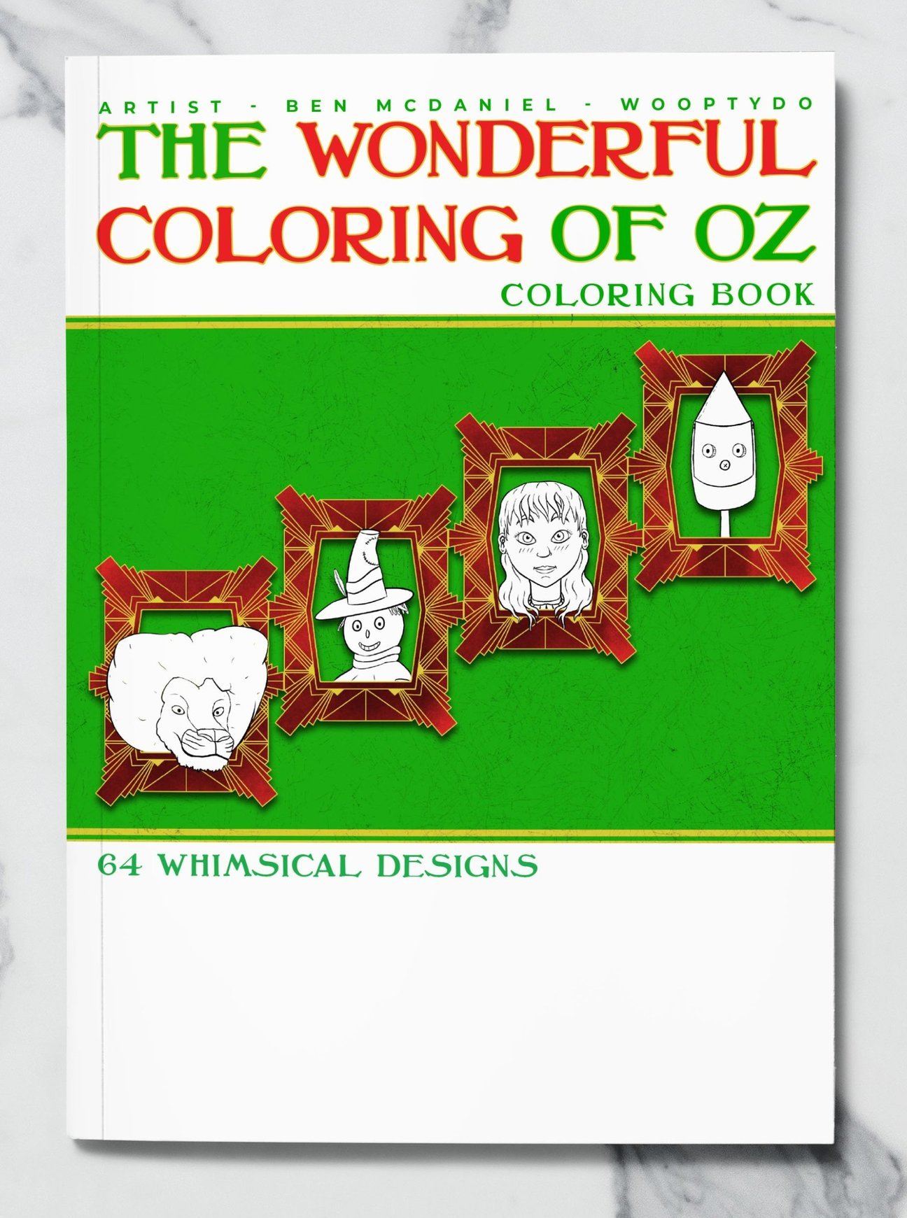 The Wonderful Coloring of Oz: Coloring Book: 64 Whimsical Designs by ...
