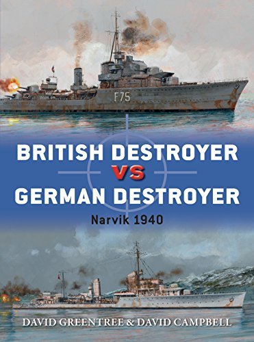 British Destroyer vs German Destroyer book cover
