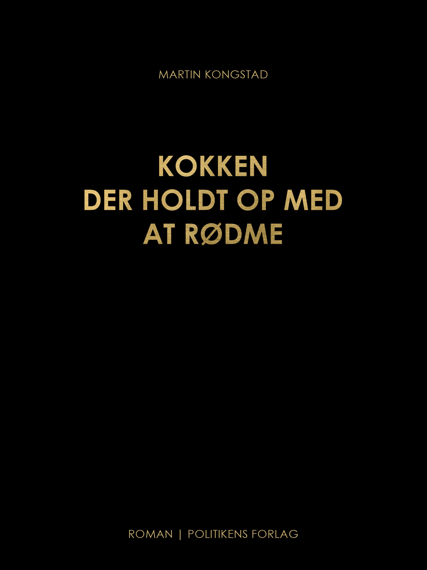 Kokken der holdt op med at rødme
