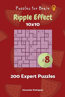 Puzzles for Brain - Ripple Effect 200 Expert Puzzles 10x10 vol. 8 by ...