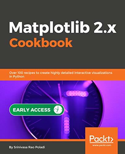 Matplotlib 3.0 Cookbook: Over 150 recipes to create highly detailed ...