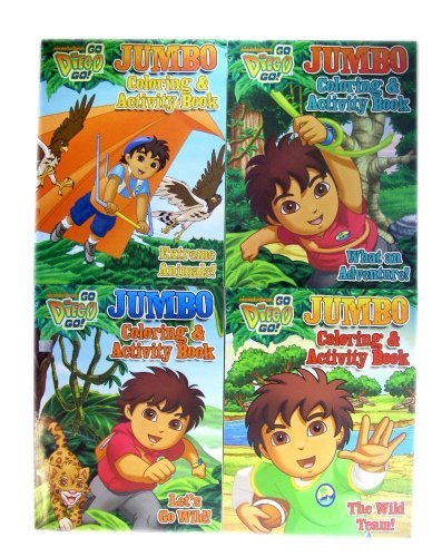 Go Diego Go! Jumbo Coloring & Activity Book by Nick Jr / Viacom | Goodreads