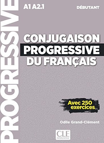 Conjugaison progressive débutant + CD audio NC book cover