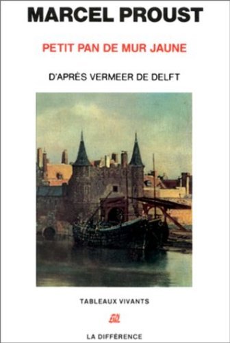 Petit pan de mur jaune d'après la vue de Delf de Vermeer, suivi de 'Les Écarts d'une vision" book cover