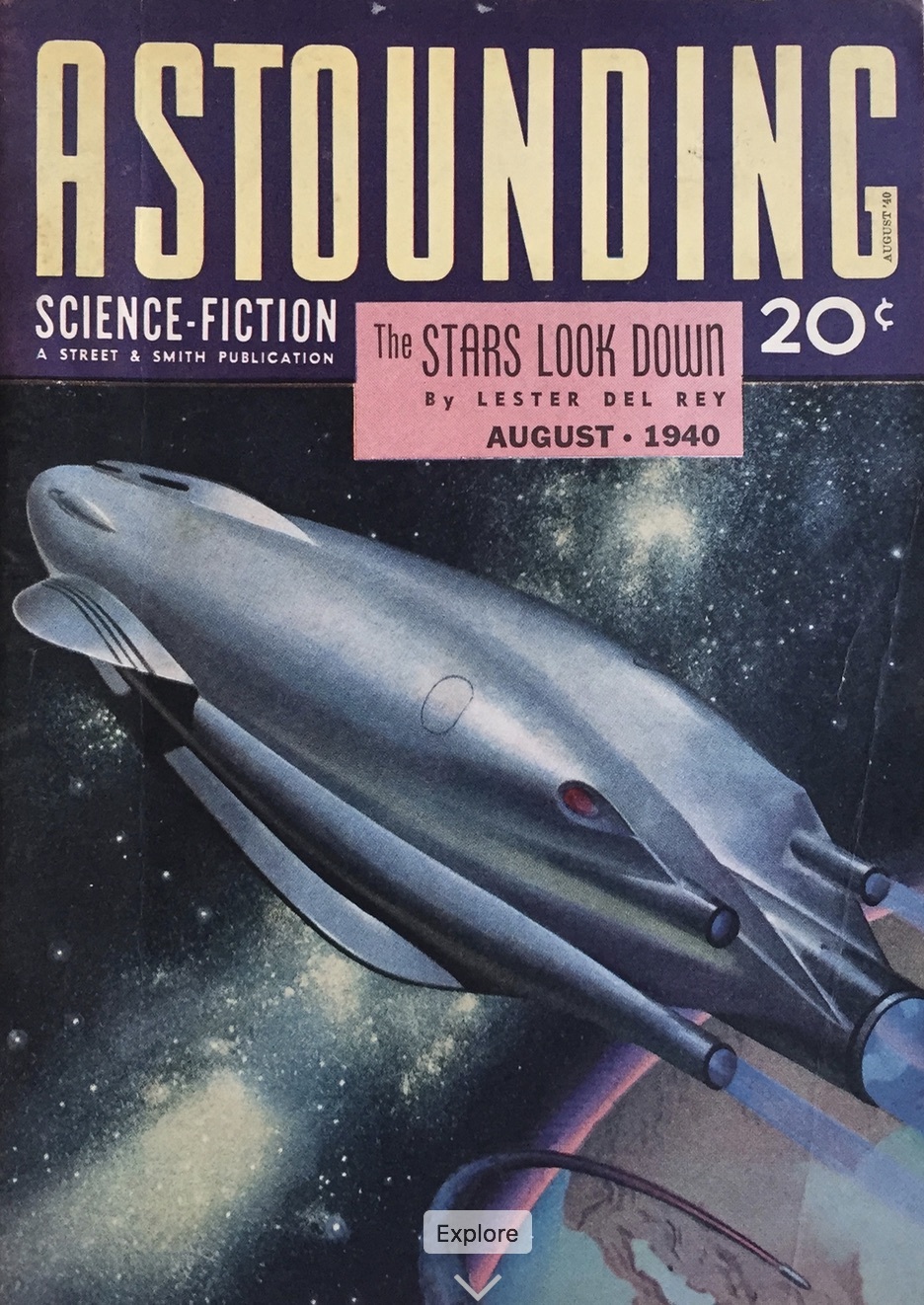 Astounding Science-Fiction, August 1940 book cover