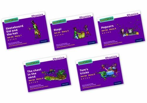 Read Write Inc - Phonics Set 2A Purple Story Books - Colour Pack of 5 ...