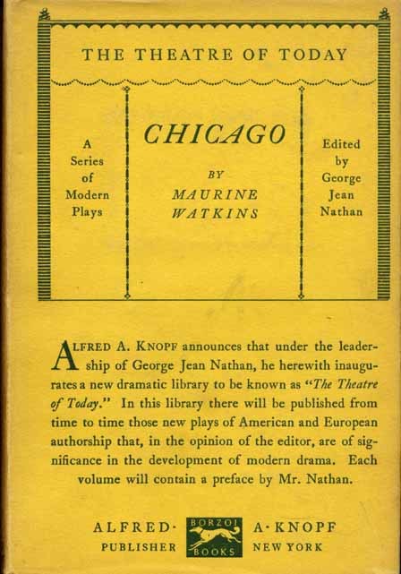 Chicago By Maurine Dallas Watkins Goodreads chicago-by-maurine-dallas-watkins-goodreads