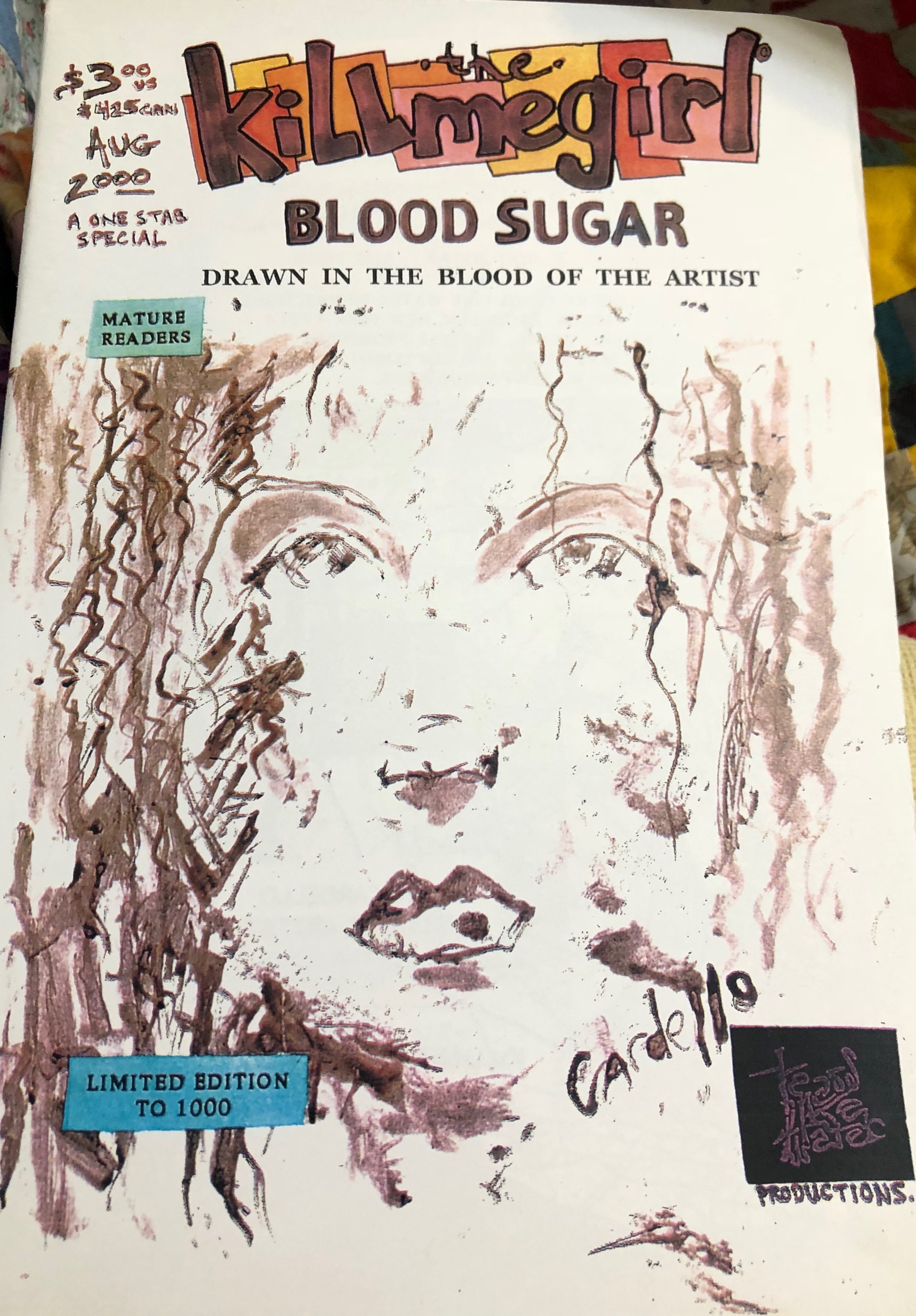 The Killmegirl: BLOOD SUGAR by Brien Cardello | Goodreads