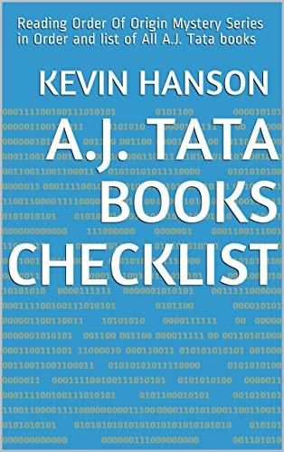 A.J. Tata Books Checklist: Reading Order Of Origin Mystery Series in ...