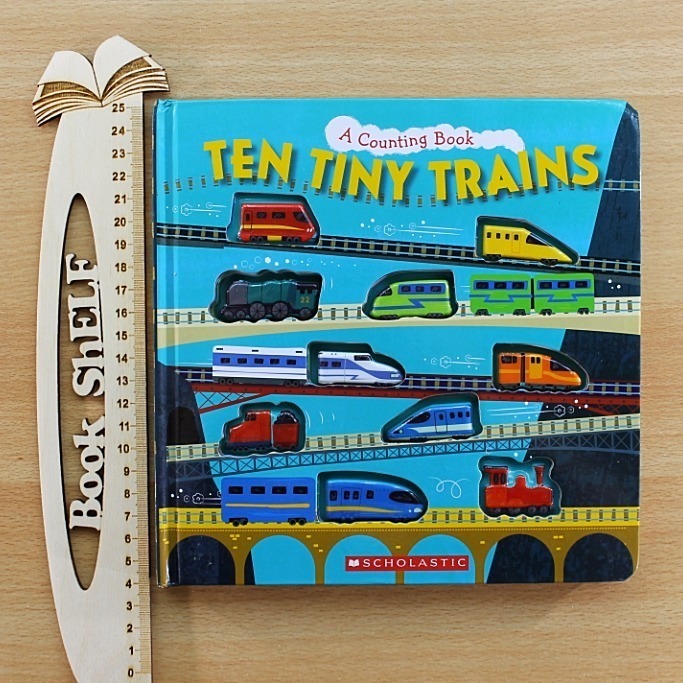 Ten Tiny Trains book cover