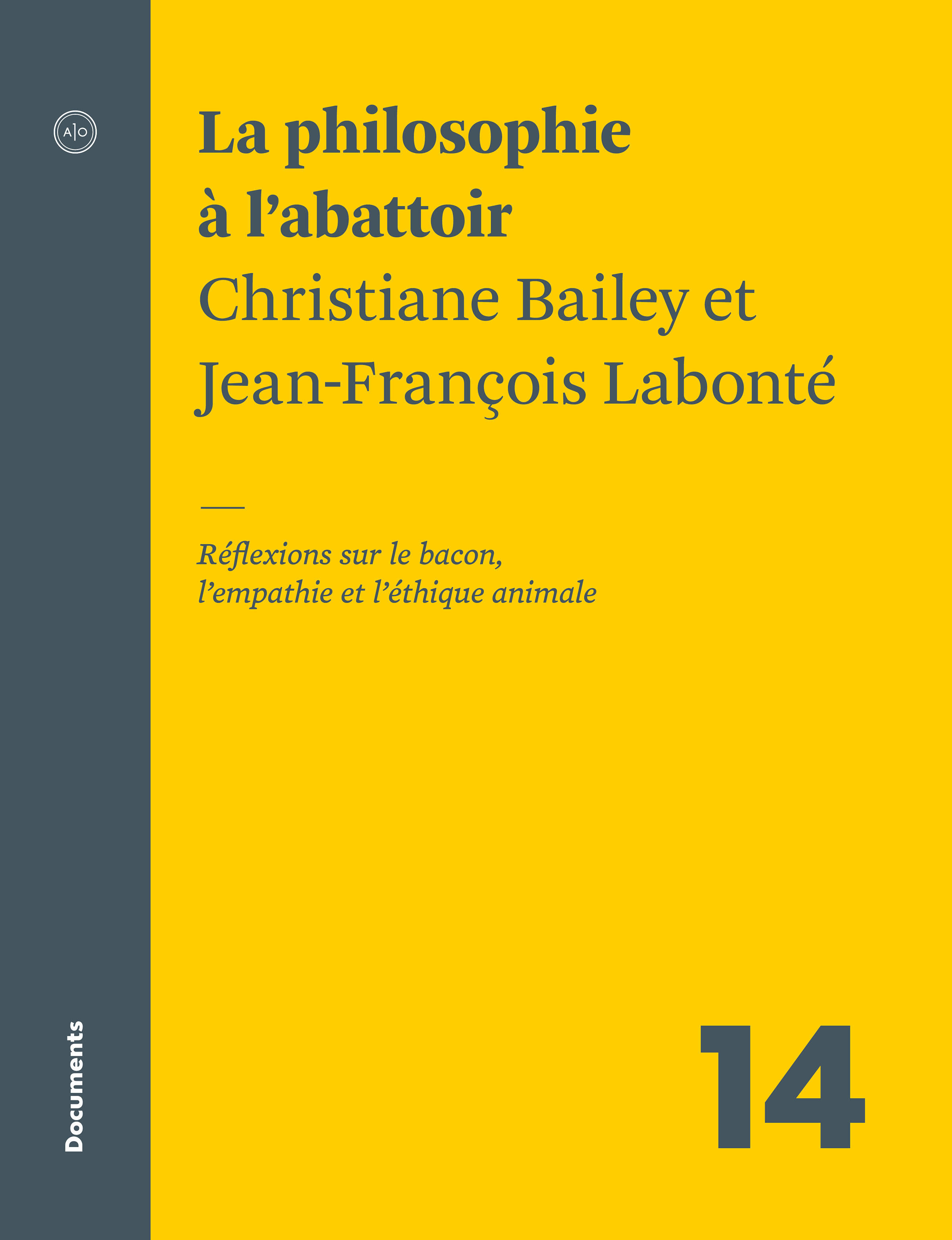 La philosophie à l'abattoir