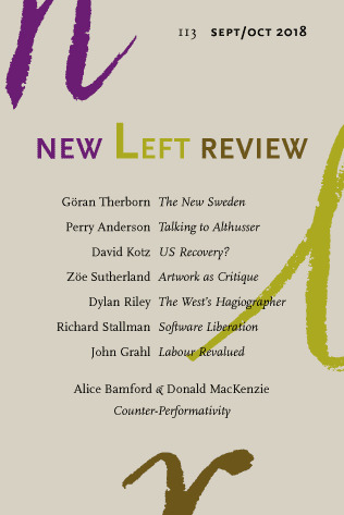 New Left Review 113 book cover