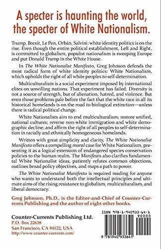 The White Nationalist Manifesto by Greg Johnson | Goodreads