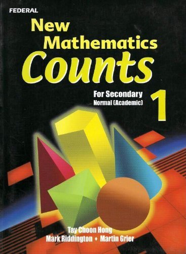 New Mathematics Counts For Secondary 1 - Normal by Tay Choon Hong ...