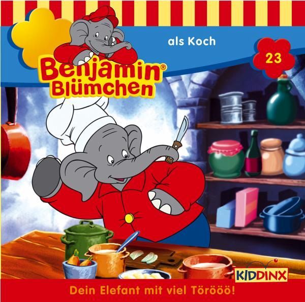 Benjamin Blümchen als Koch