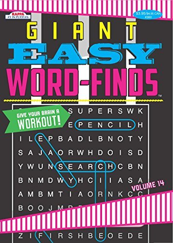 Giant Easy Word Finds-Word Search Volume 14 by Kappa Books Publishers ...