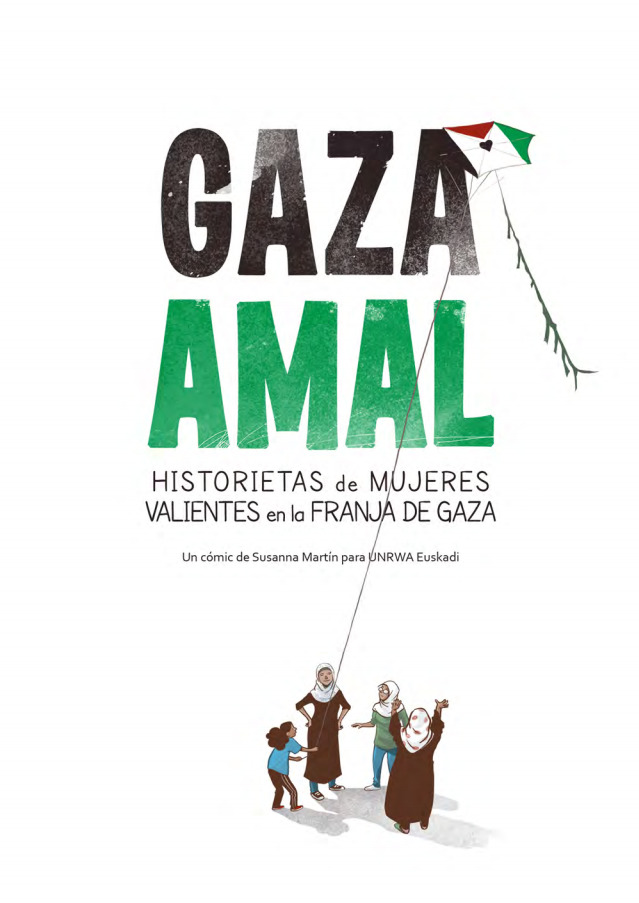 Gaza Amal, historietas de mujeres valientes en la franja de Gaza book cover