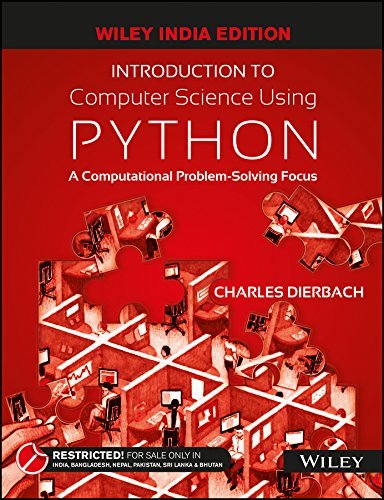 Introduction to Computer Science Using Python : A Computational Problem ...