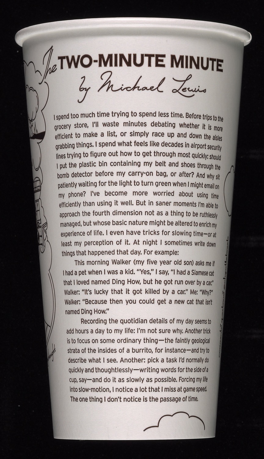 Chipotle cup / The Cultivating thought author book cover 2