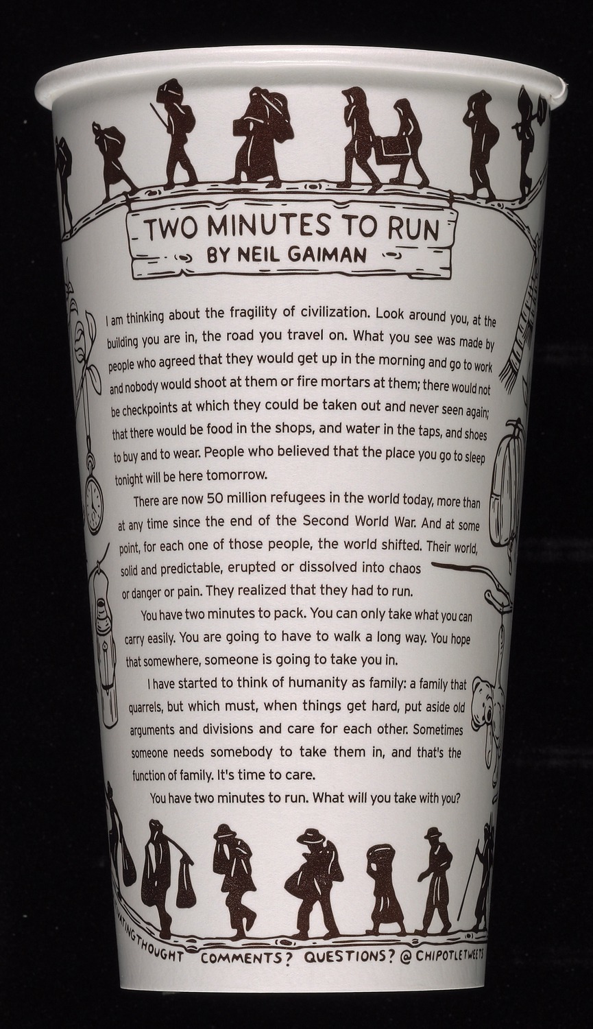 Chipotle cup / The Cultivating thought author book cover 3