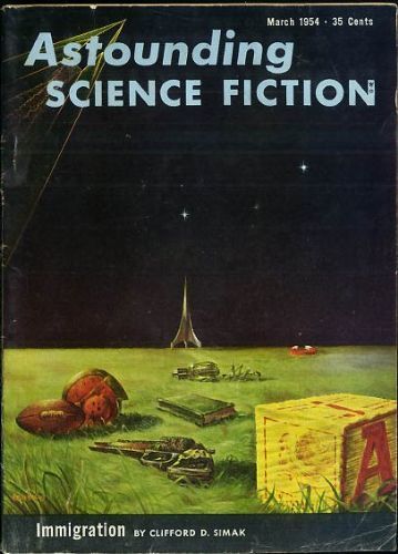 Astounding Science Fiction, March 1954 book cover