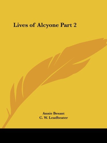 Lives of Alcyone Part 2 book cover