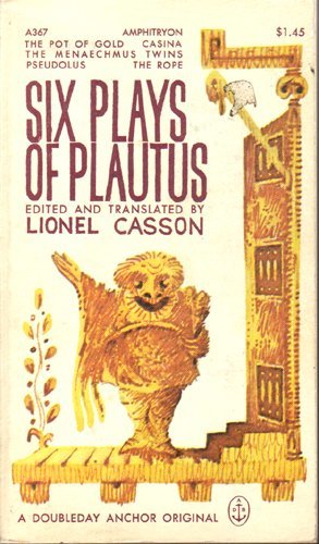 Six Plays of Plautus book cover