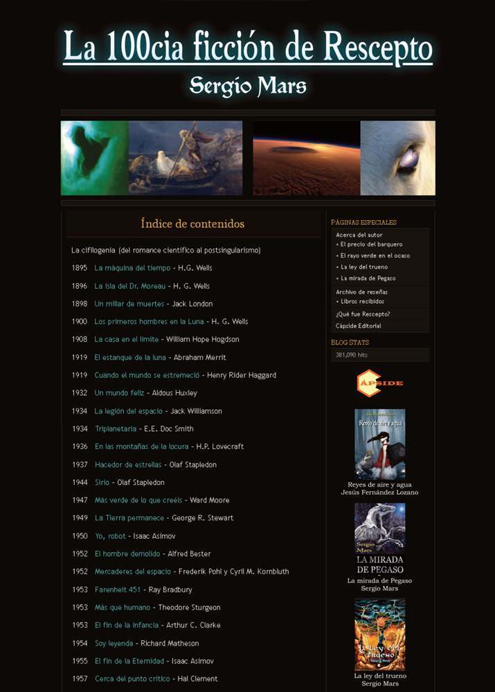 La 100cia ficción de Rescepto book cover